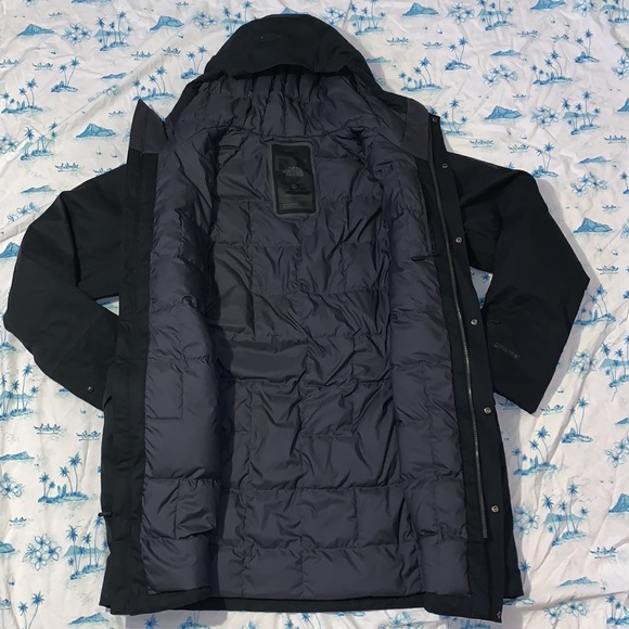 The North Face Mens Cryos Cotton Blend Down Parka GTX Jacket XL - Picture 6 of 15